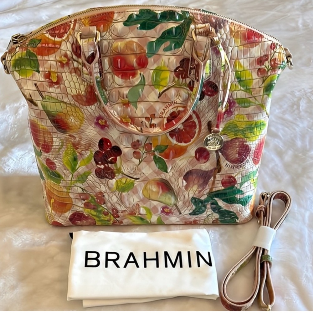 Brahmin Large Duxbury Fruit Salad Multicolor Women's Bag Discontinued - Picture 2 of 4